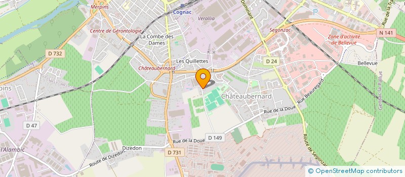 localisation de l'entreprise MONSIEUR JEAN-NICOLAS PERNET à CHATEAUBERNARD