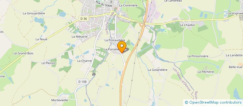 localisation de l'entreprise MONSIEUR JEAN-NICOLAS RENARD  LA BOISSIERE-DES-LANDES