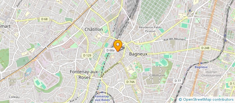 localisation de l'entreprise MONSIEUR JEAN-NICOLAS SCHOESER à BAGNEUX