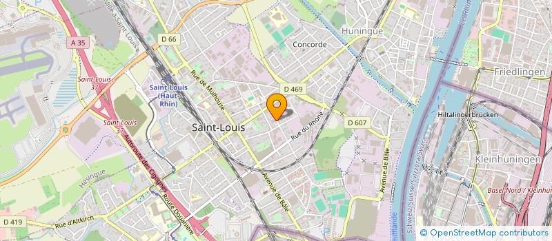 localisation de l'entreprise MONSIEUR JEAN NICOLAS SUTTER à SAINT-LOUIS