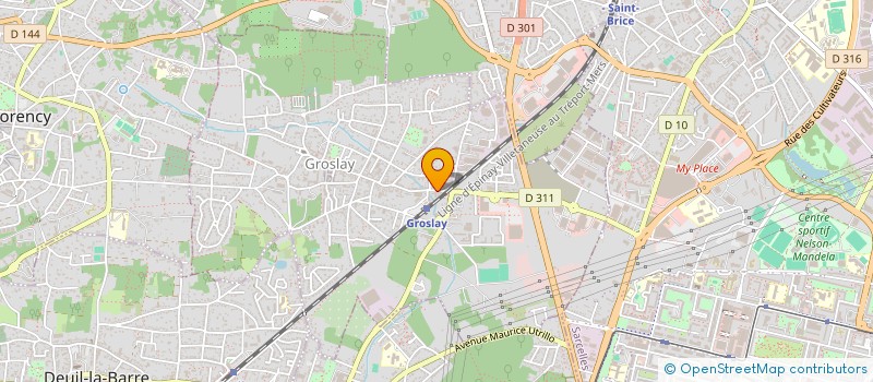 localisation de l'entreprise MONSIEUR JEAN NICOLAUDIE  GROSLAY