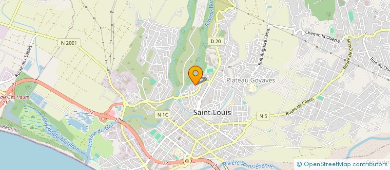 localisation de l'entreprise MONSIEUR JEAN NICOLE SAVARIAYE à SAINT-LOUIS