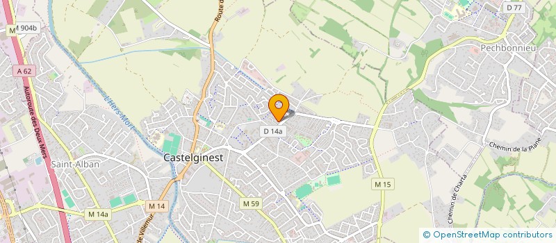 localisation de l'entreprise MONSIEUR JEAN NICOLI  CASTELGINEST