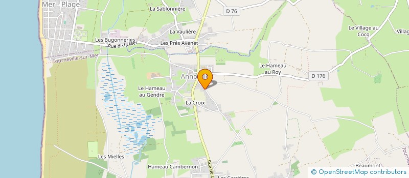 localisation de l'entreprise MONSIEUR JEAN NICOLLE à TOURNEVILLE-SUR-MER