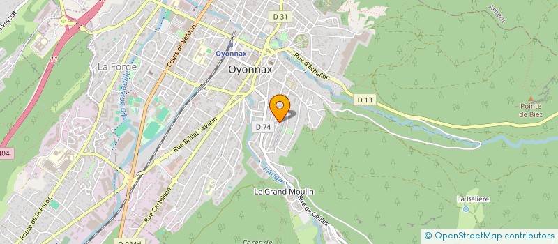 localisation de l'entreprise MONSIEUR JEAN NICOLLET  OYONNAX