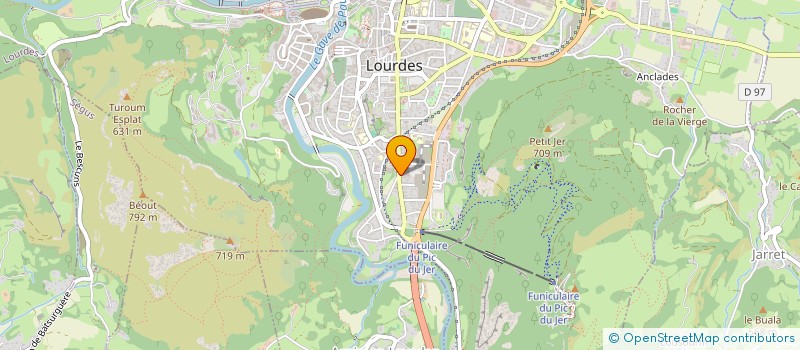 localisation de l'entreprise MONSIEUR JEAN NICOLON  LOURDES