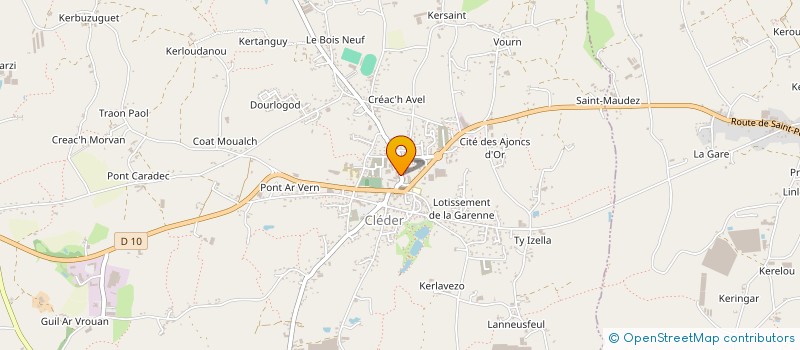 localisation de l'entreprise MONSIEUR JEAN NICOT à CLEDER