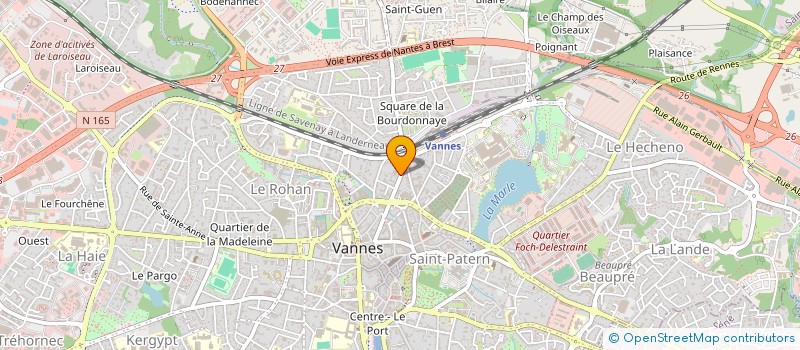 localisation de l'entreprise MONSIEUR JEAN NICOT à VANNES