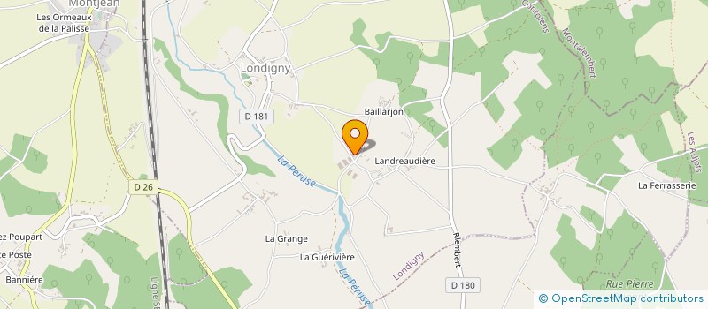 localisation de l'entreprise MONSIEUR JEAN NICOULEAU à LONDIGNY