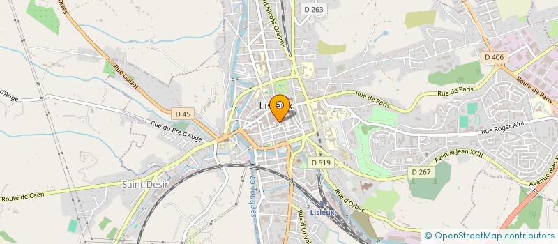 localisation de l'entreprise MONSIEUR JEAN NIEL à LISIEUX