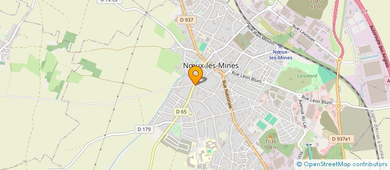 localisation de l'entreprise MONSIEUR JEAN NIEMEZCKI à NŒUX-LES-MINES
