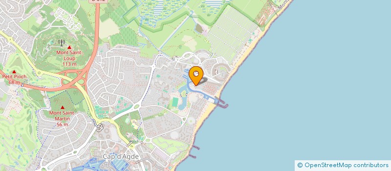 localisation de l'entreprise MONSIEUR JEAN NIQUEUX  AGDE