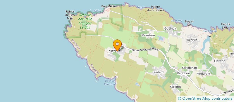 localisation de l'entreprise MONSIEUR JEAN NISSE  GROIX