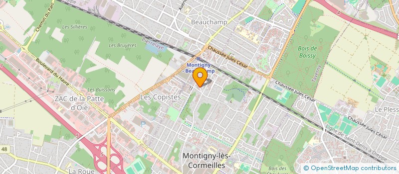 localisation de l'entreprise MONSIEUR JEAN NKAN  MONTIGNY-LES-CORMEILLES