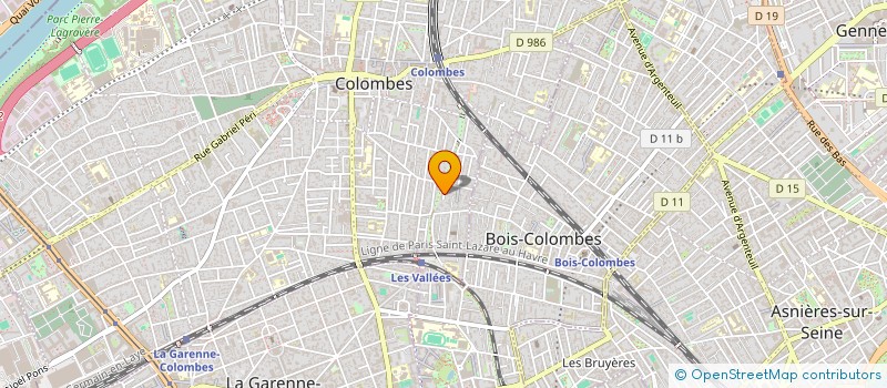 localisation de l'entreprise MONSIEUR JEAN NKENG TONYE à COLOMBES