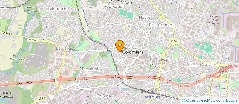localisation de l'entreprise MONSIEUR JEAN NKISHI NGANDU à COLOMIERS