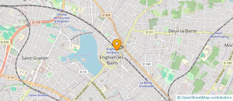 localisation de l'entreprise MONSIEUR JEAN NOACHOVITCH à ENGHIEN-LES-BAINS