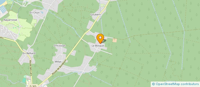 localisation de l'entreprise MONSIEUR JEAN NOAILLES  BISCARROSSE