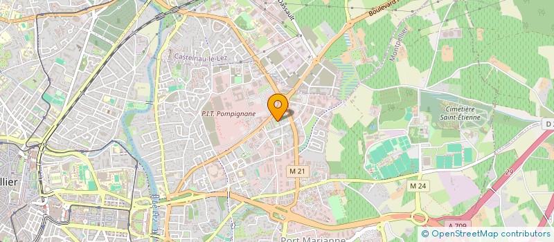 localisation de l'entreprise MONSIEUR JEAN-NOEL ATYS à MONTPELLIER