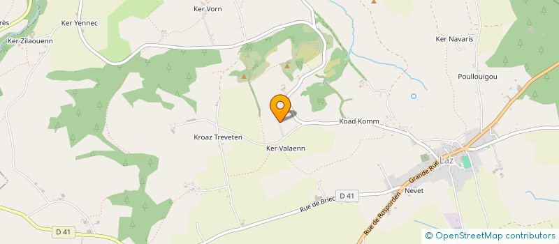 localisation de l'entreprise MONSIEUR JEAN-NOEL AUTRET  LAZ