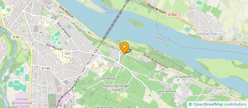 localisation de l'entreprise MONSIEUR JEAN NOEL BATLE  SAUMUR