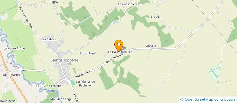 localisation de l'entreprise MONSIEUR JEAN-NOEL BIAIS à SAINT-HIPPOLYTE