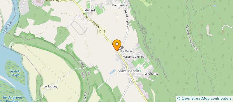 localisation de l'entreprise MONSIEUR JEAN-NOEL BORDEL-RAVAZ à GROSLEE-SAINT-BENOIT