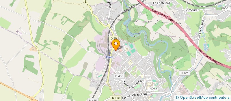 localisation de l'entreprise MONSIEUR JEAN-NOEL BOUDEAU  RIVES