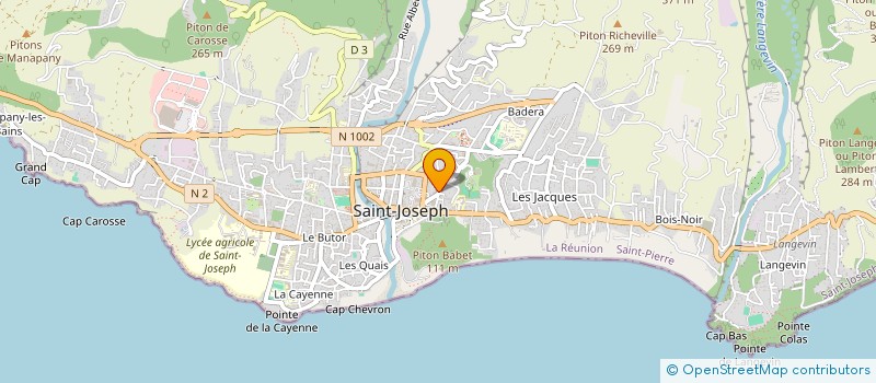 localisation de l'entreprise MONSIEUR JEAN NOEL BOYER à SAINT-JOSEPH