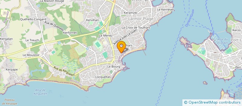 localisation de l'entreprise MONSIEUR JEAN-NOEL CARIOU  LARMOR-PLAGE