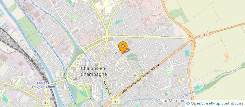 localisation de l'entreprise MONSIEUR JEAN-NOEL CARON  CHALONS-EN-CHAMPAGNE