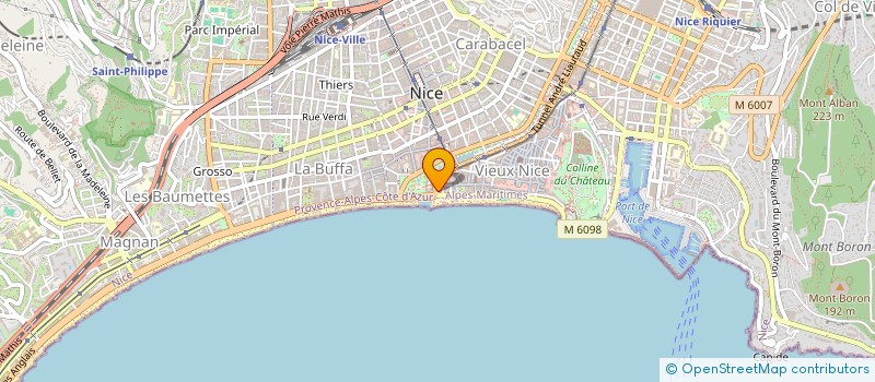 localisation de l'entreprise MONSIEUR JEAN-NOEL CHAMPAGNE  NICE