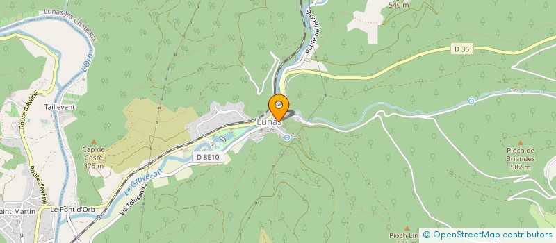 localisation de l'entreprise MONSIEUR JEAN-NOEL CHASSE  LUNAS