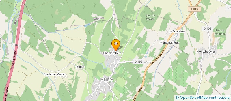 localisation de l'entreprise MONSIEUR JEAN-NOEL CHATEAU  VERS-SOUS-SELLIERES