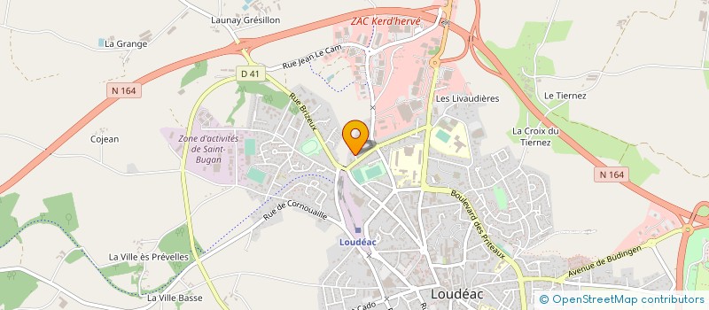 localisation de l'entreprise MONSIEUR JEAN NOEL COLLIN à LOUDEAC
