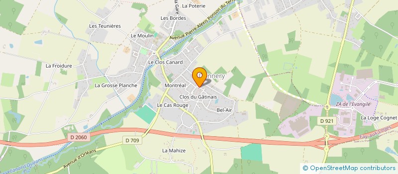 localisation de l'entreprise MONSIEUR JEAN-NOEL COURTEMANCHE à DONNERY