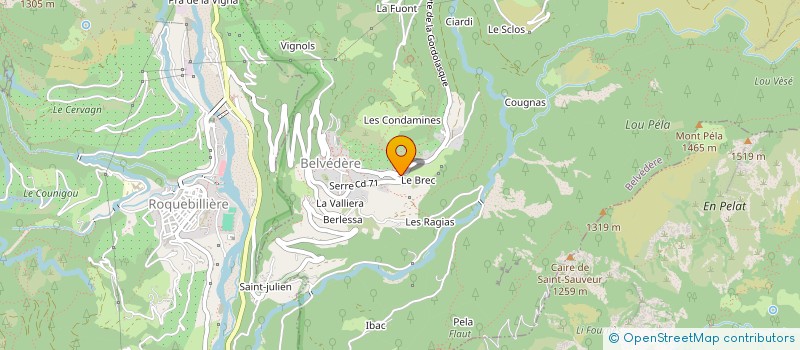 localisation de l'entreprise MONSIEUR JEAN-NOEL CRISTINI  SAINT-MARTIN-VESUBIE