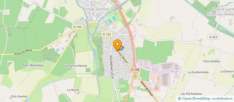 localisation de l'entreprise MONSIEUR JEAN-NOEL DUVEY à BRISSAC LOIRE AUBANCE