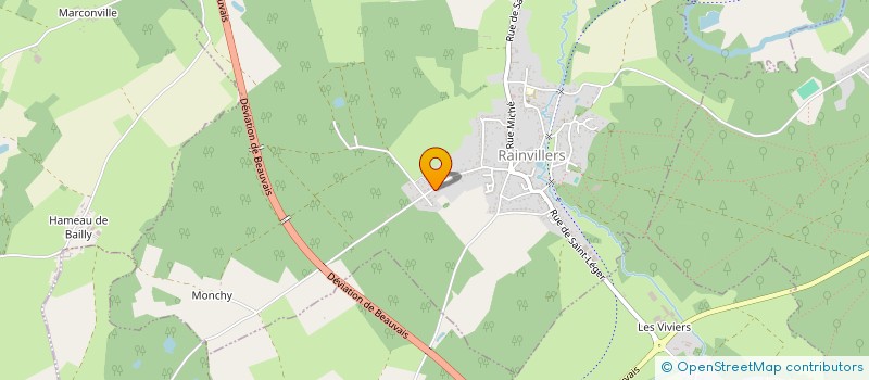 localisation de l'entreprise MONSIEUR JEAN-NOEL FAESSLER  RAINVILLERS