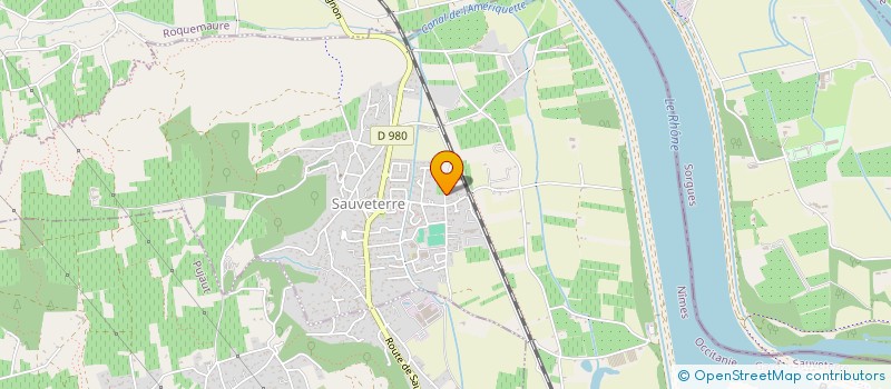 localisation de l'entreprise MONSIEUR JEAN-NOEL FERRIER  SAUVETERRE