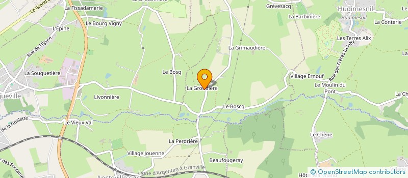 localisation de l'entreprise MONSIEUR JEAN NOEL FOUQUES  COUDEVILLE-SUR-MER