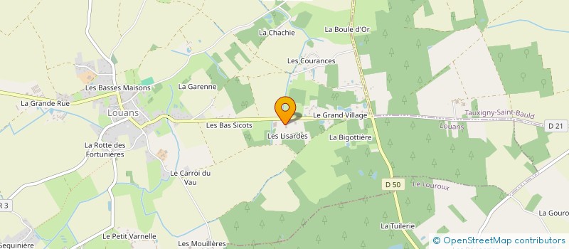 localisation de l'entreprise MONSIEUR JEAN-NOEL GAILLARD à LOUANS