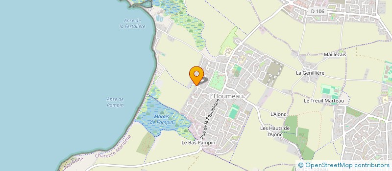 localisation de l'entreprise MONSIEUR JEAN-NOEL GAUTIER  L'HOUMEAU