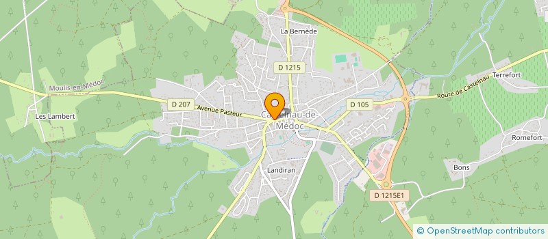 localisation de l'entreprise MONSIEUR JEAN NOEL GEORGES  CASTELNAU-DE-MEDOC