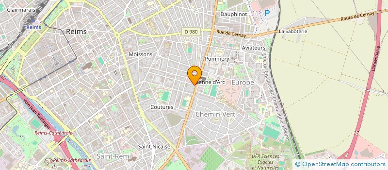 localisation de l'entreprise MONSIEUR JEAN-NOEL GERARD  REIMS