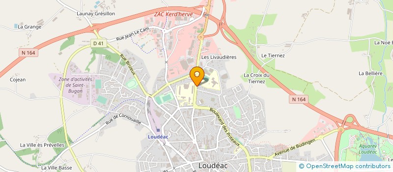 localisation de l'entreprise MONSIEUR JEAN-NOEL GICQUEL à LOUDEAC