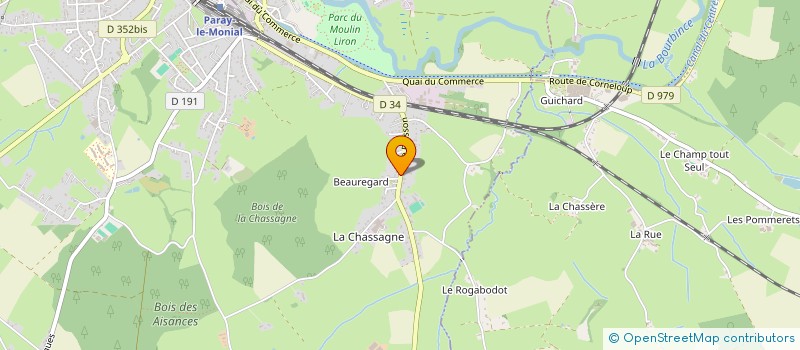 localisation de l'entreprise MONSIEUR JEAN-NOEL GIRARD  PARAY-LE-MONIAL