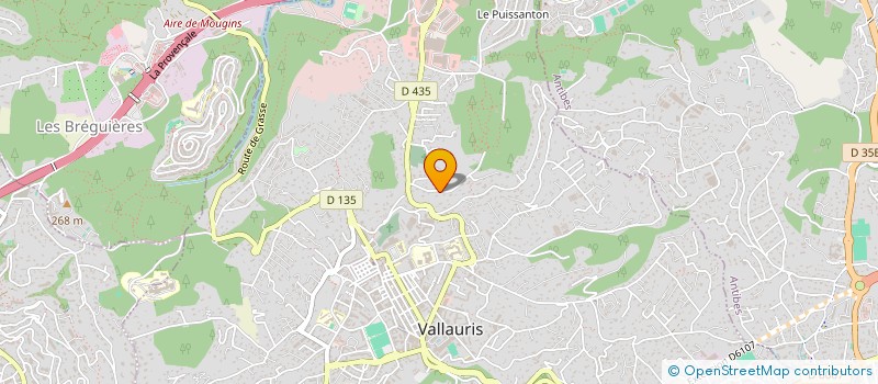 localisation de l'entreprise MONSIEUR JEAN-NOEL GRIMALDI  VALLAURIS