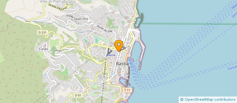localisation de l'entreprise MONSIEUR JEAN NOEL GUIDICI à BASTIA