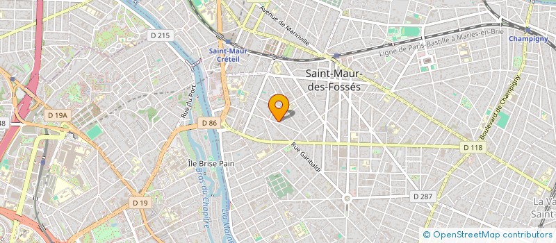 localisation de l'entreprise MONSIEUR JEAN-NOEL HON à SAINT-MAUR-DES-FOSSES